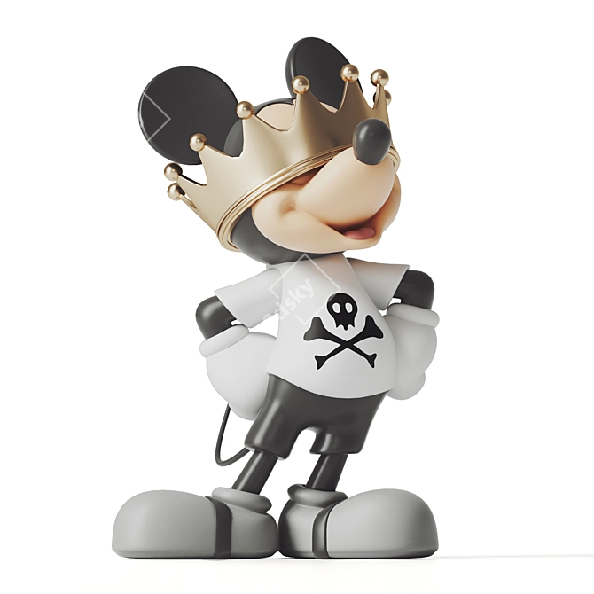 3D Mickey Mouse Figurine - Vray Render 3D model image 1