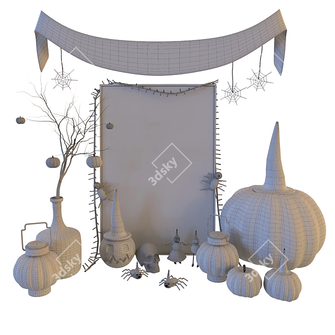 Spooky Halloween Set 2015 3D model image 3