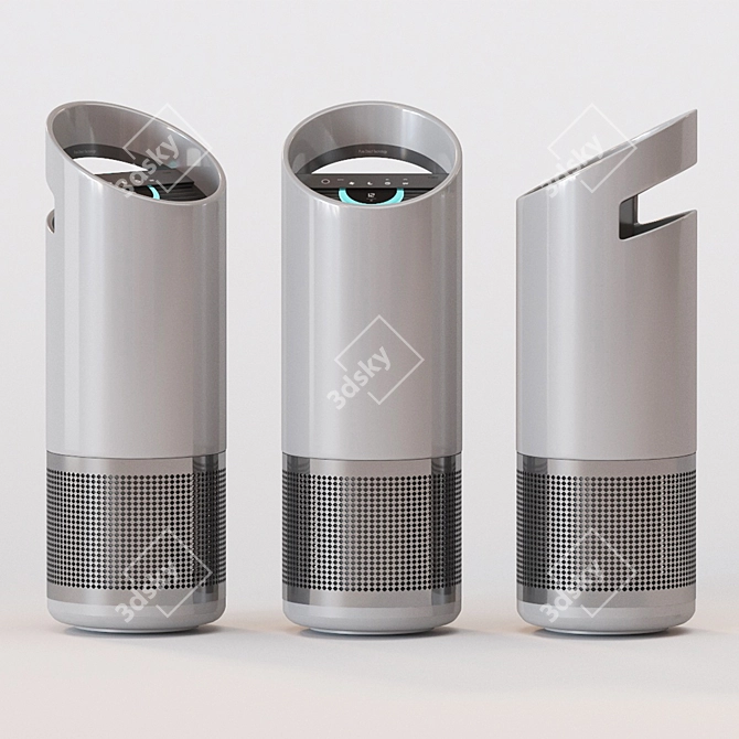 Powerful Air Purifier for Clean, Fresh Air 3D model image 2
