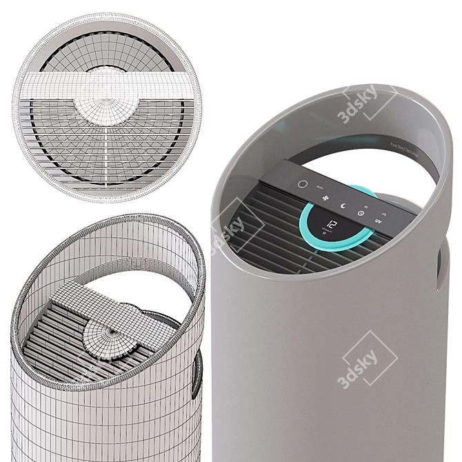 Powerful Air Purifier for Clean, Fresh Air 3D model image 5