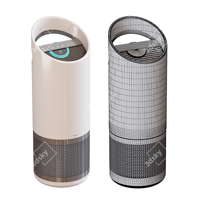 Powerful Air Purifier for Clean, Fresh Air 3D model image 12