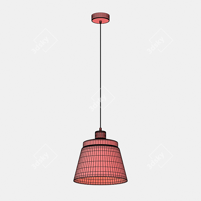 Modern Loft Pendant Lights: Astana Collection 3D model image 4