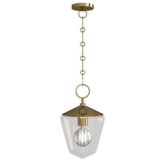 Elegant Greene Pendant Light 3D model image 1