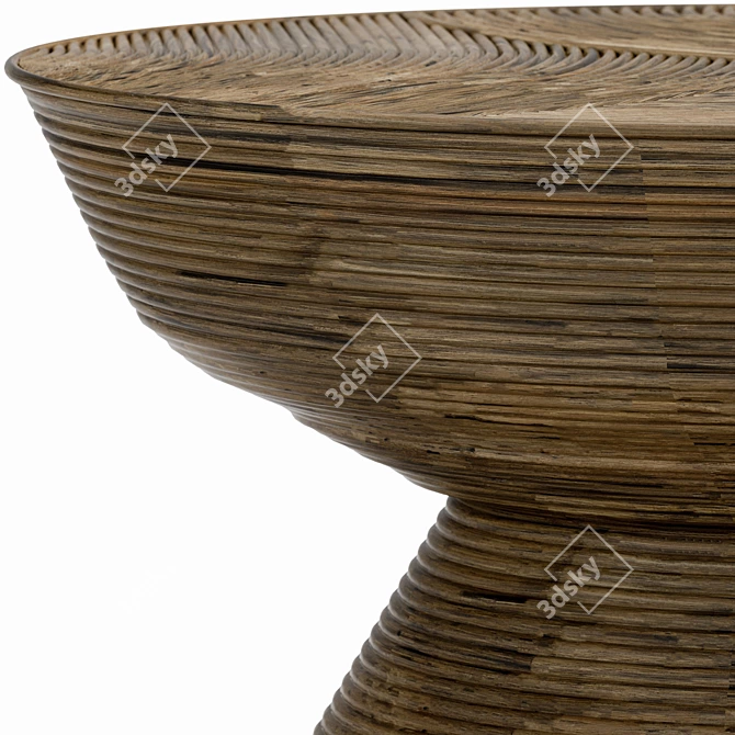 Organic Rustic Heath Cocktail Table 3D model image 2