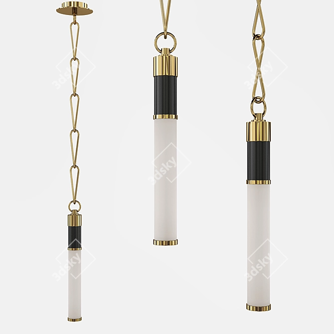 Huntington LED Pendant Light 3D model image 1