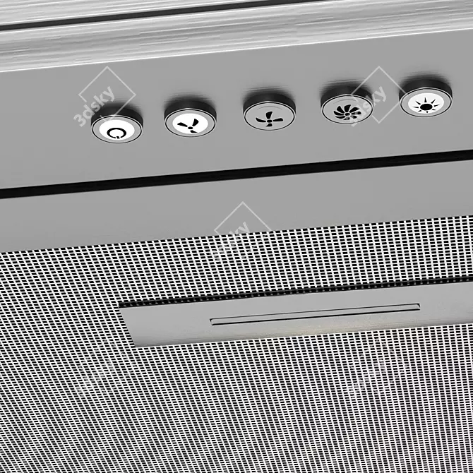 Vintage-inspired Bertazzoni Heritage Hood 3D model image 5