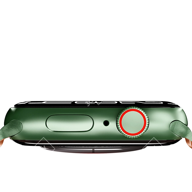 High-Res Apple Watch Series 7 3D model image 5