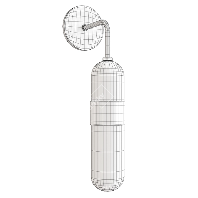 Elegant Mitzi Emilia Sconce 3D model image 2