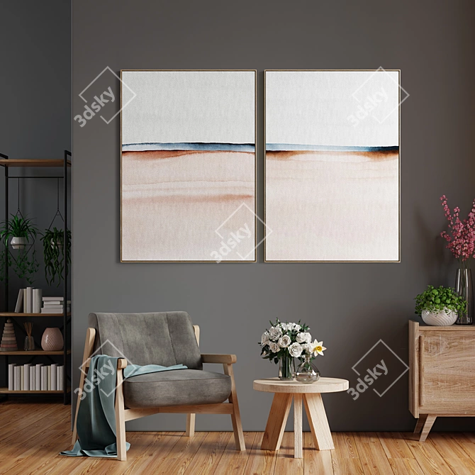 Elegant Frames for Stunning Interiors 3D model image 4