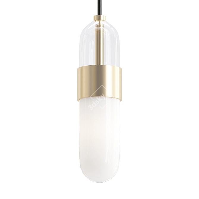 Elegant Emilia Pendant Light 3D model image 1
