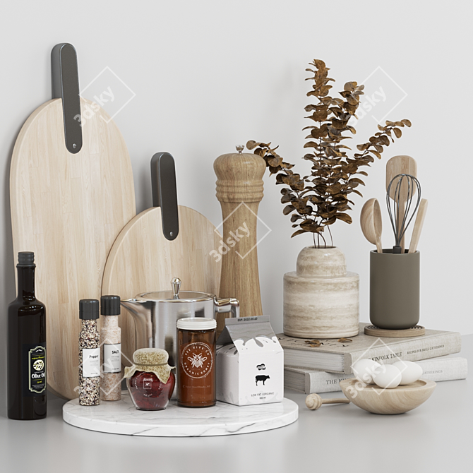 Centimeter Dimension Kitchen Accessory 3D model image 1