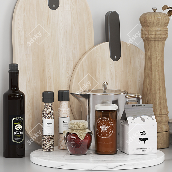 Centimeter Dimension Kitchen Accessory 3D model image 2