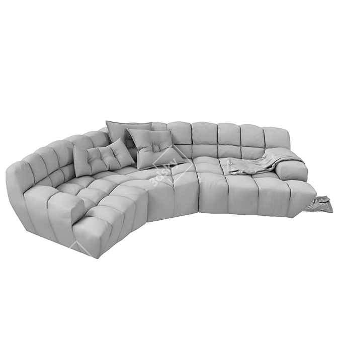 Cloud 7: Stylish Modern Modular Sofa 3D model image 4