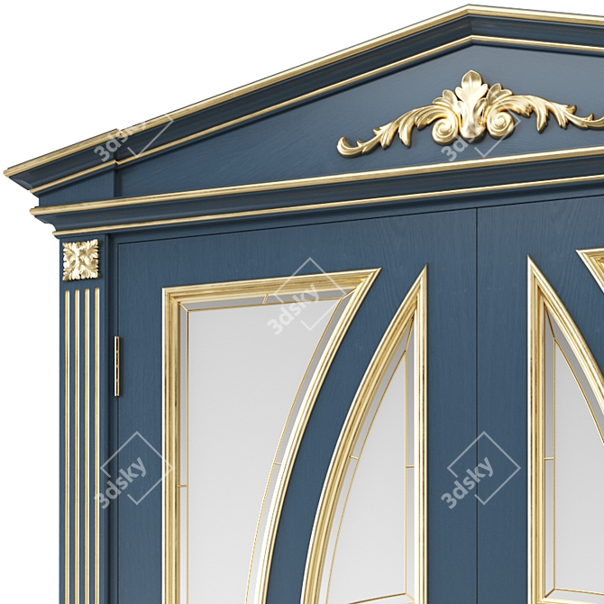 Elegant Interior Door 3D model image 2