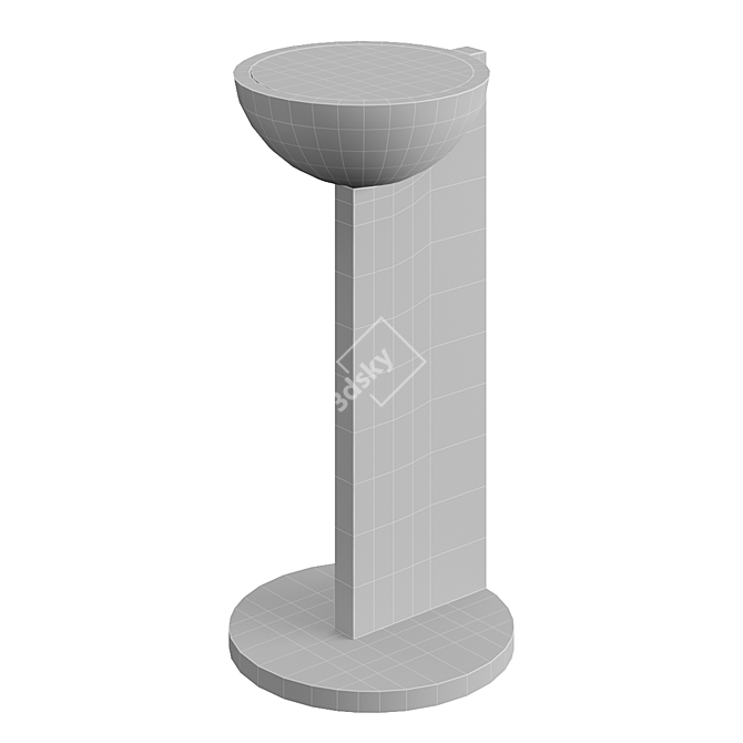 SIA Minimalist Side Table 3D model image 1