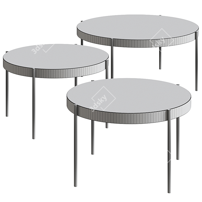 430 Dining Table: Sleek & Stylish Design 3D model image 2