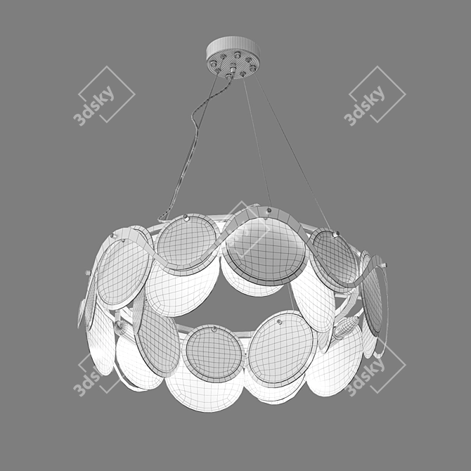 Smart Home Hanging Chandelier by Bogates Galicia 3D model image 3