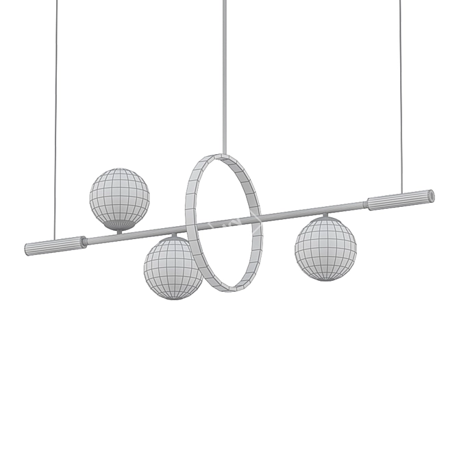 Elegant Muriel Design Lamp 3D model image 2