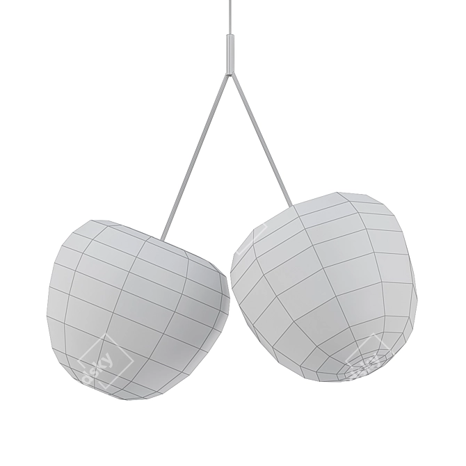 Modern Cherry Pendant Lamp 3D model image 2