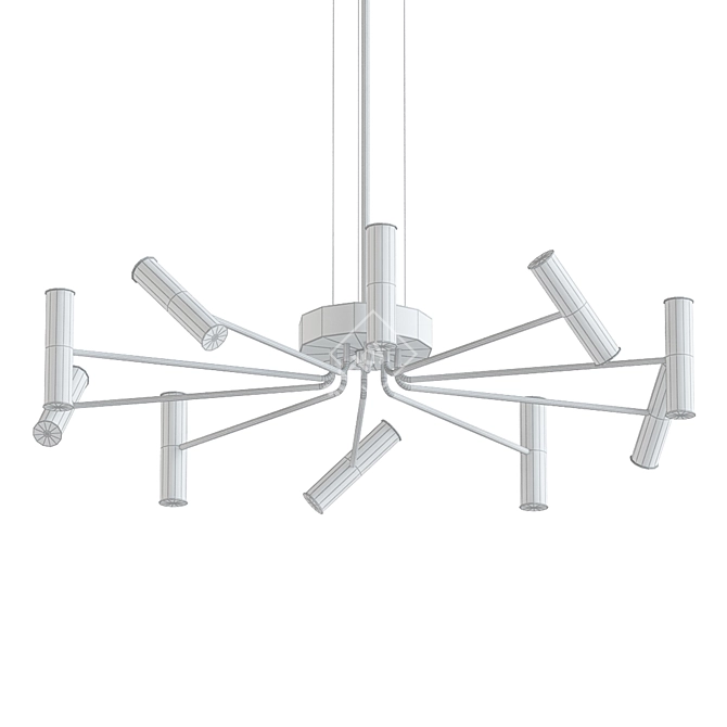 Elegant Hanglampen Pendant Lighting 3D model image 2