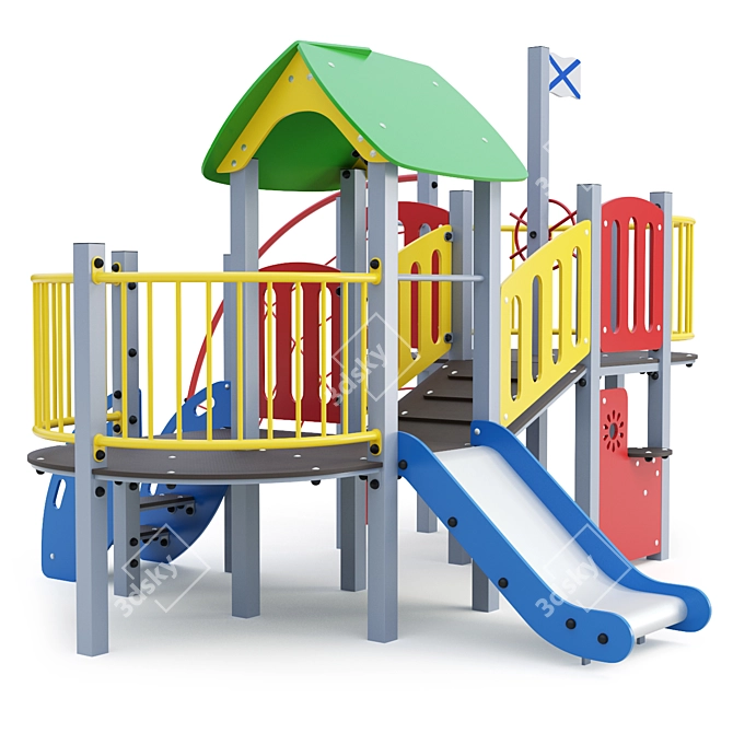 Outdoor Playset "City Kids" A106 3D model image 1