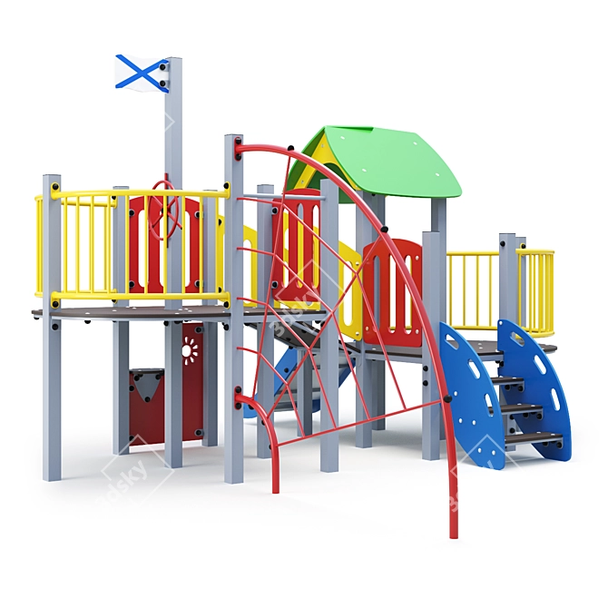 Outdoor Playset "City Kids" A106 3D model image 2