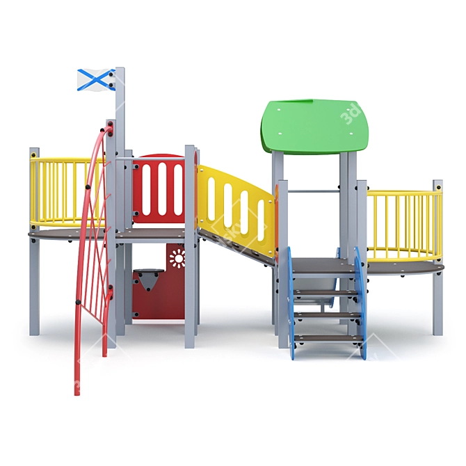 Outdoor Playset "City Kids" A106 3D model image 4