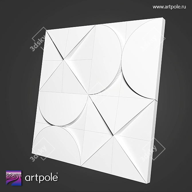 Orion 3D Panel: Innovative Design for Stunning Interiors 3D model image 2