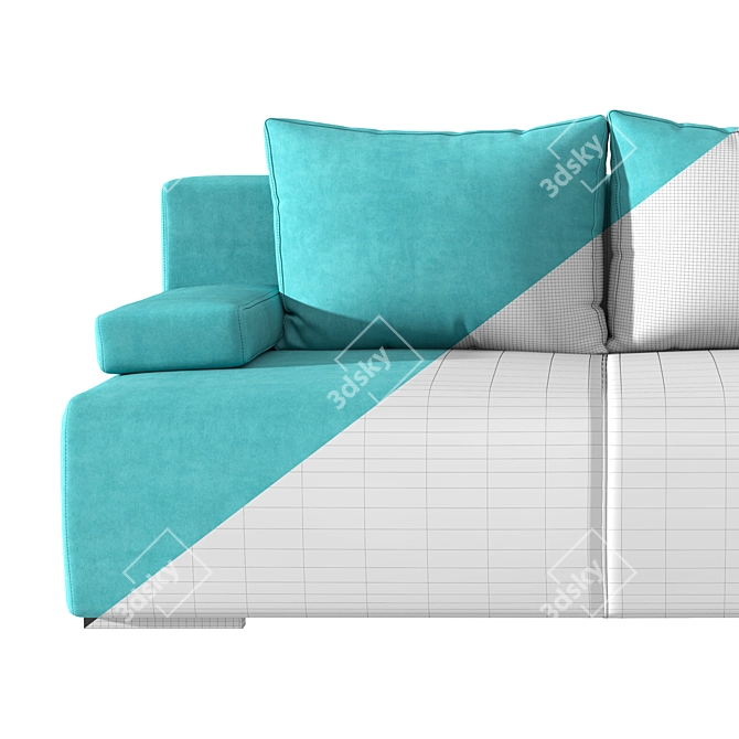Chester Veneto: Sleek and Functional Sofa 3D model image 1