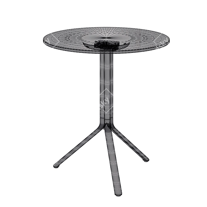 Sleek and Modern Elliot 5470T Table 3D model image 2