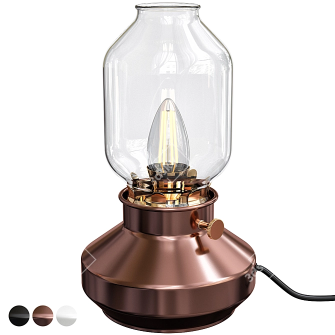 Tärnaby Anthracite Table Lamp 3D model image 2