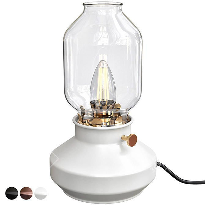 Tärnaby Anthracite Table Lamp 3D model image 3
