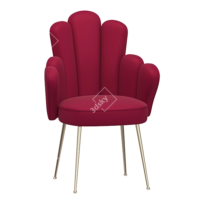 Sleek and Stylish Jetclass Chair 3D model image 1