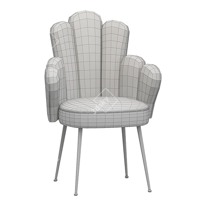 Sleek and Stylish Jetclass Chair 3D model image 2