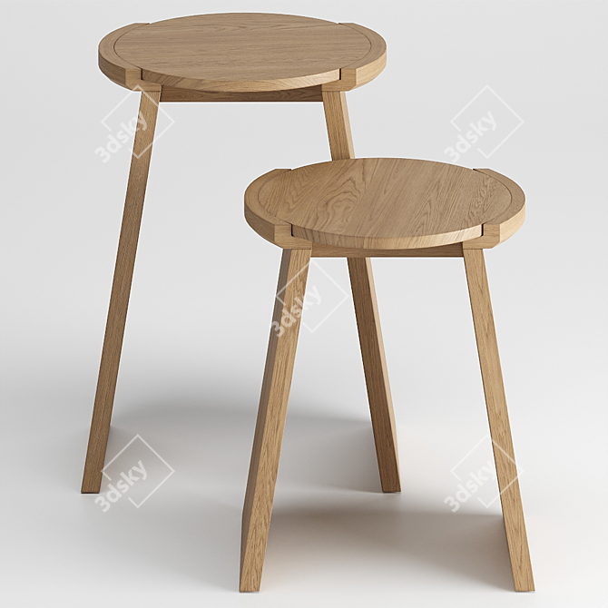 La Redoute Tibet: Stylish Coffee Table 3D model image 2