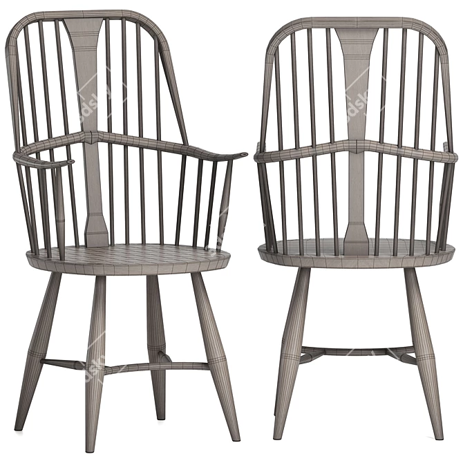 Timeless Chairmakers Chair by L Ercolani 3D model image 5