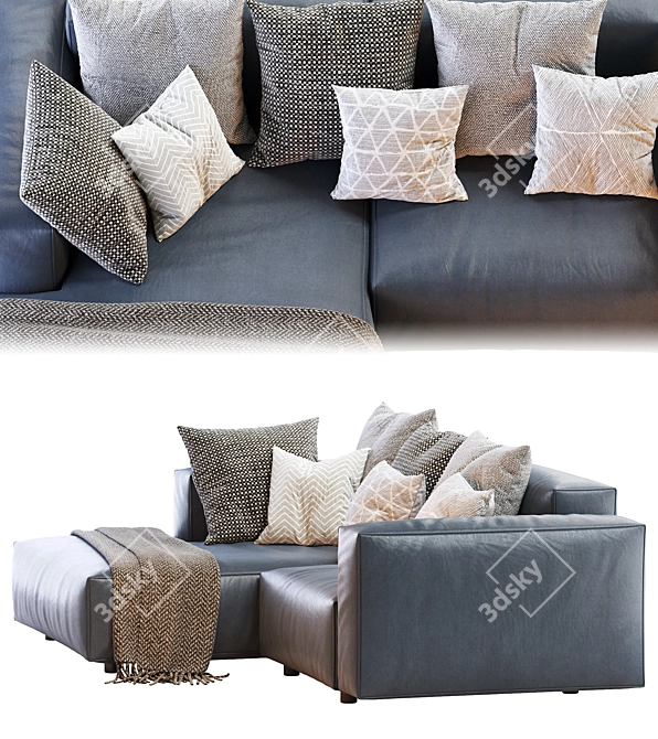 Hills_Sofa 2013: Stylish and Spacious Modern Couch 3D model image 4