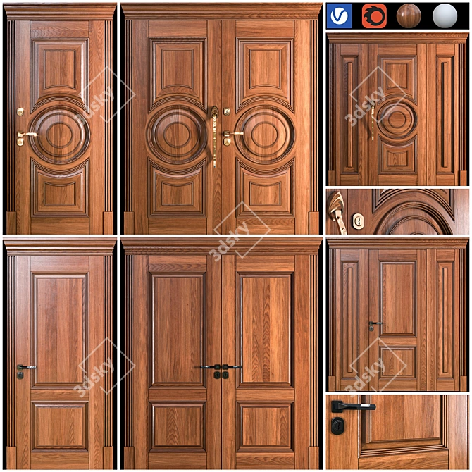 Premium Design DC Door Vol 02 3D model image 9