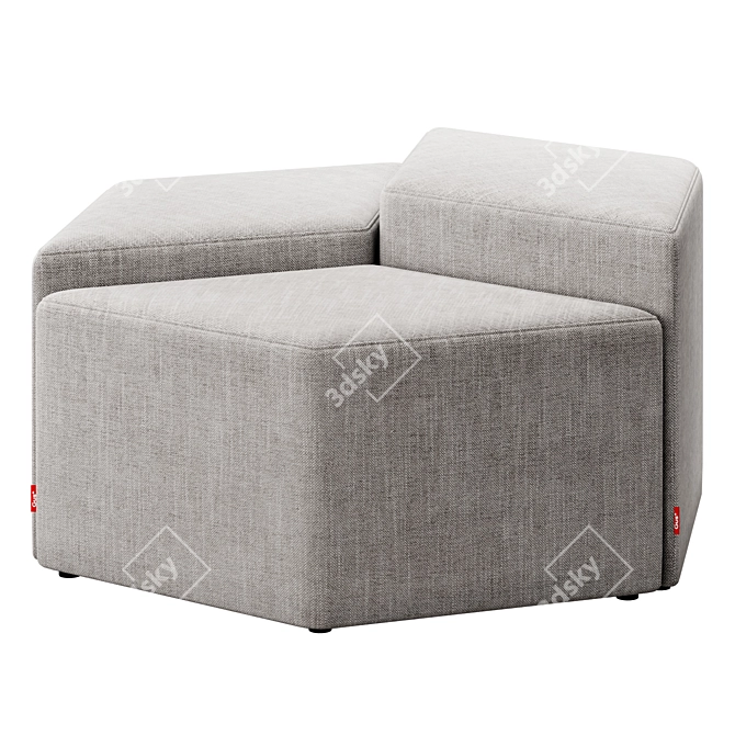 Trillium Stool Set: Stylish and Sturdy 3D model image 4