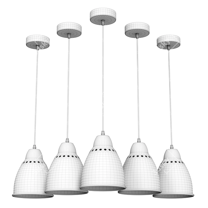 Industrial Loft Pendant Lamp A2054SP-1AB: Style, Quality, and Affordability 3D model image 3
