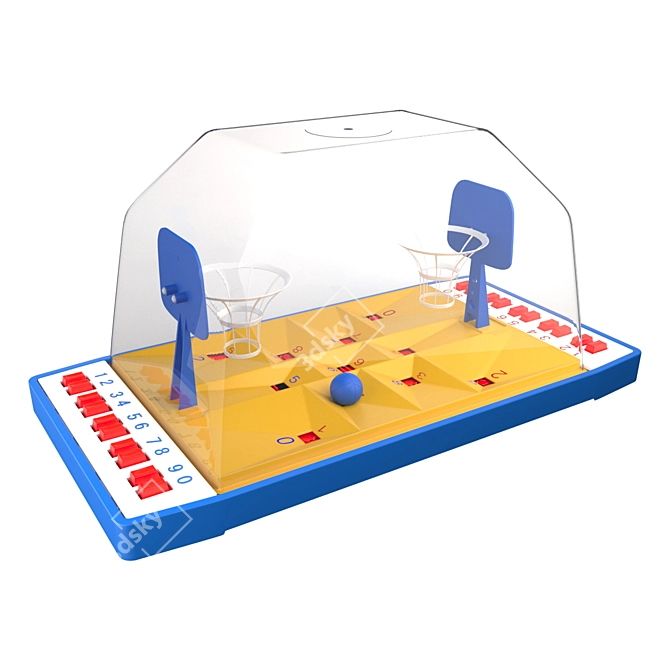 Portable Mini Basketball Table 3D model image 1