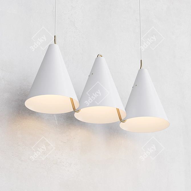 Modern Mosaic Pendant Lights 3D model image 5