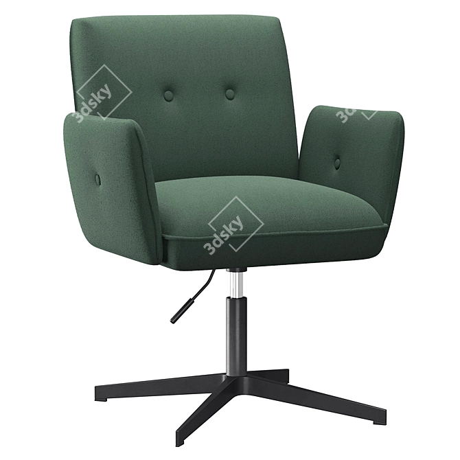 Denham Orleans Yellow Armchair 3D model image 2