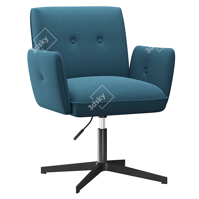 Denham Orleans Yellow Armchair 3D model image 3