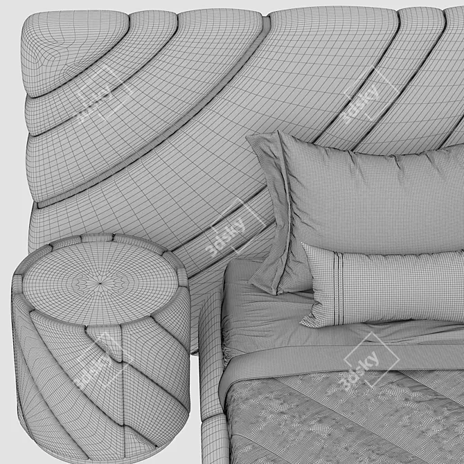 Revolutionary Visionaire Ultrasound Bed 3D model image 4