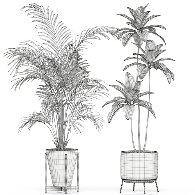 Lush Greenery Collection 596 3D model image 4