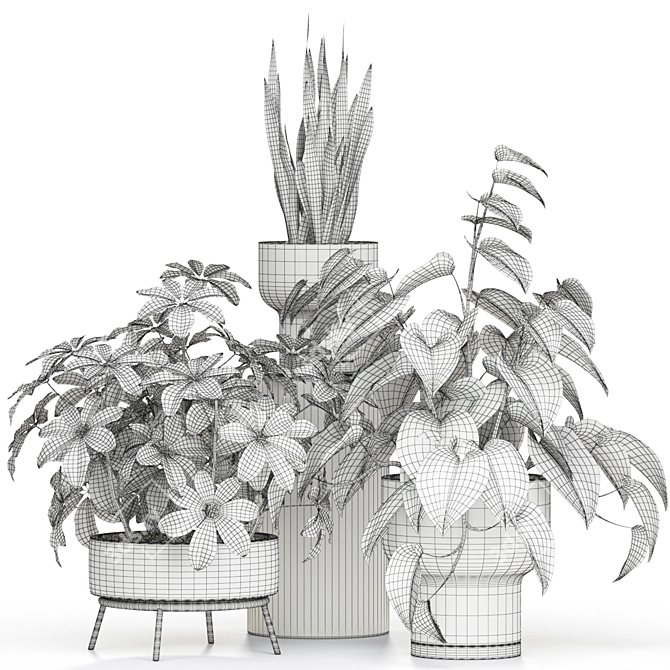 Lush Greenery Collection 596 3D model image 5