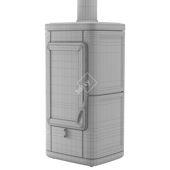 MCZ Veld: Traditional-Style Wood Stove 3D model image 6