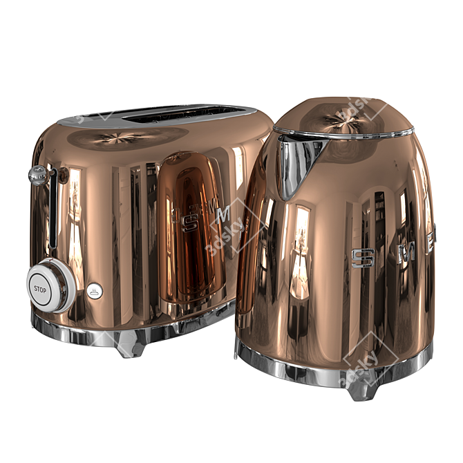 Sleek Smeg Set 1: Transformed Edit Poly 3D model image 9