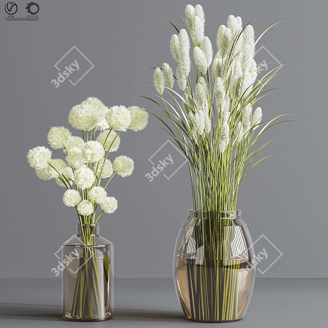 Botanical Bliss Bouquet 3D model image 3